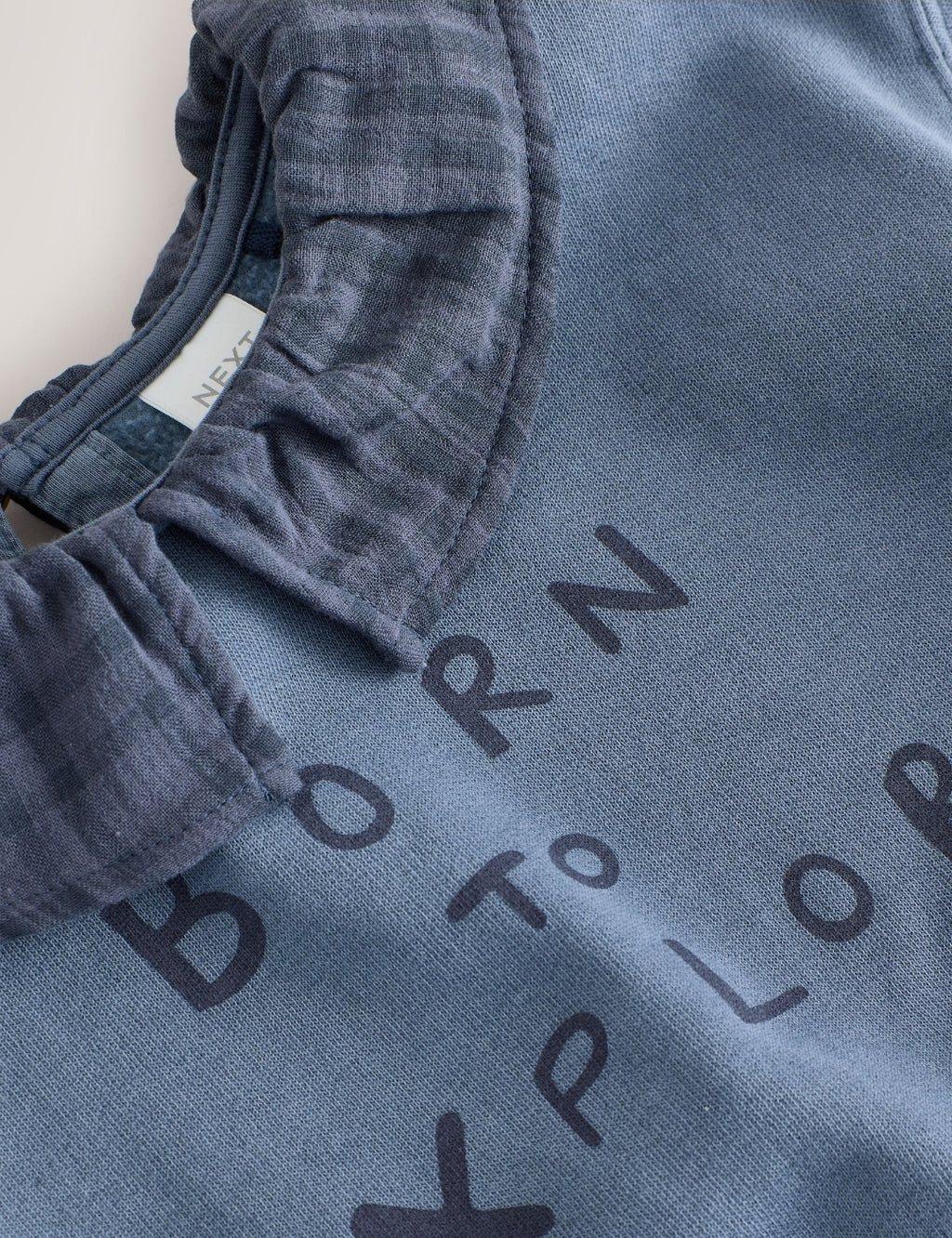 Navy Layered Sweat Dress