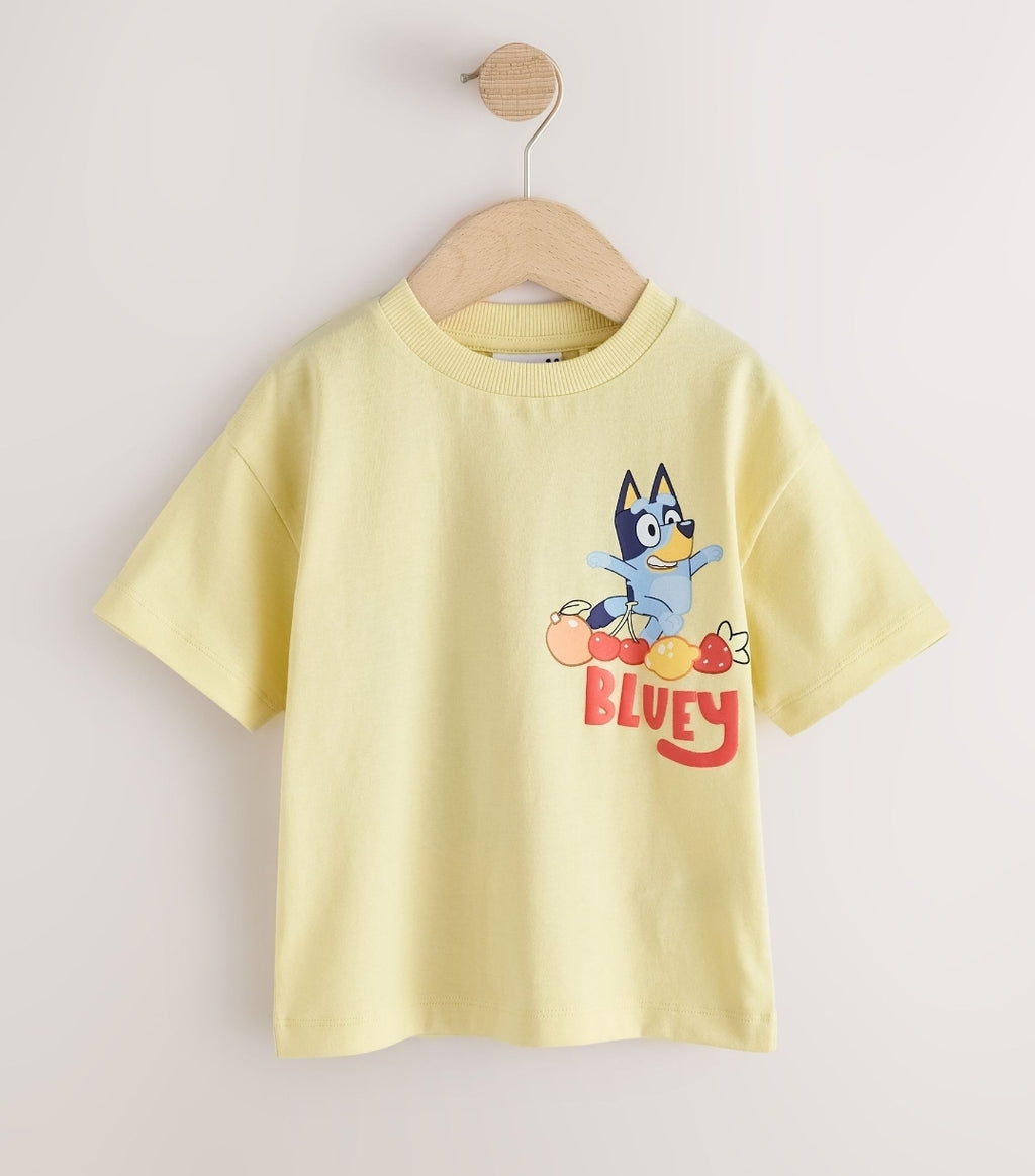 Yellow Bluey Short Sleeve T-Shirt