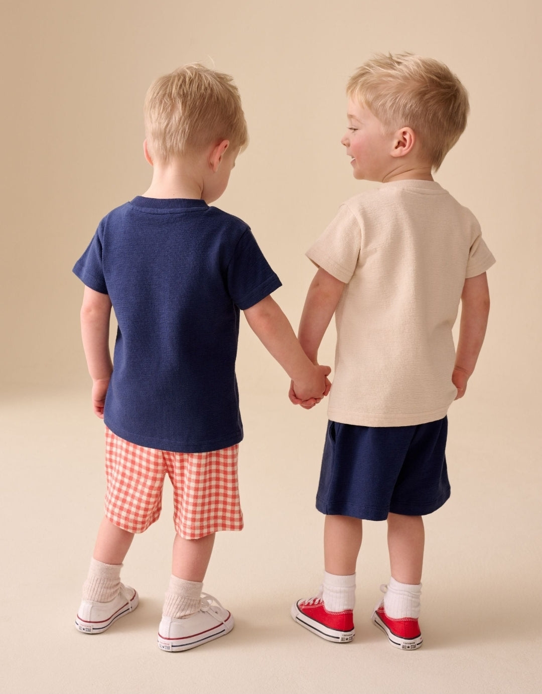 Navy/Cream Padded Sea Animals Short Sleeve T-Shirt and Shorts