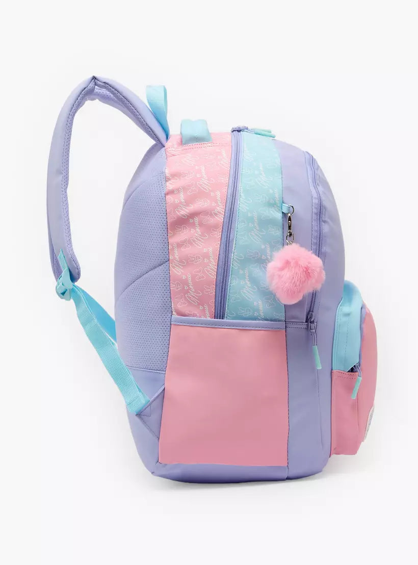 Disney Minnie Mouse Print Backpack 17 inches