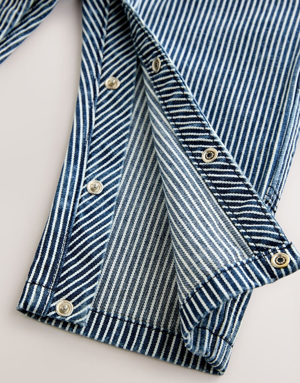 Ticking Stripe Dungarees