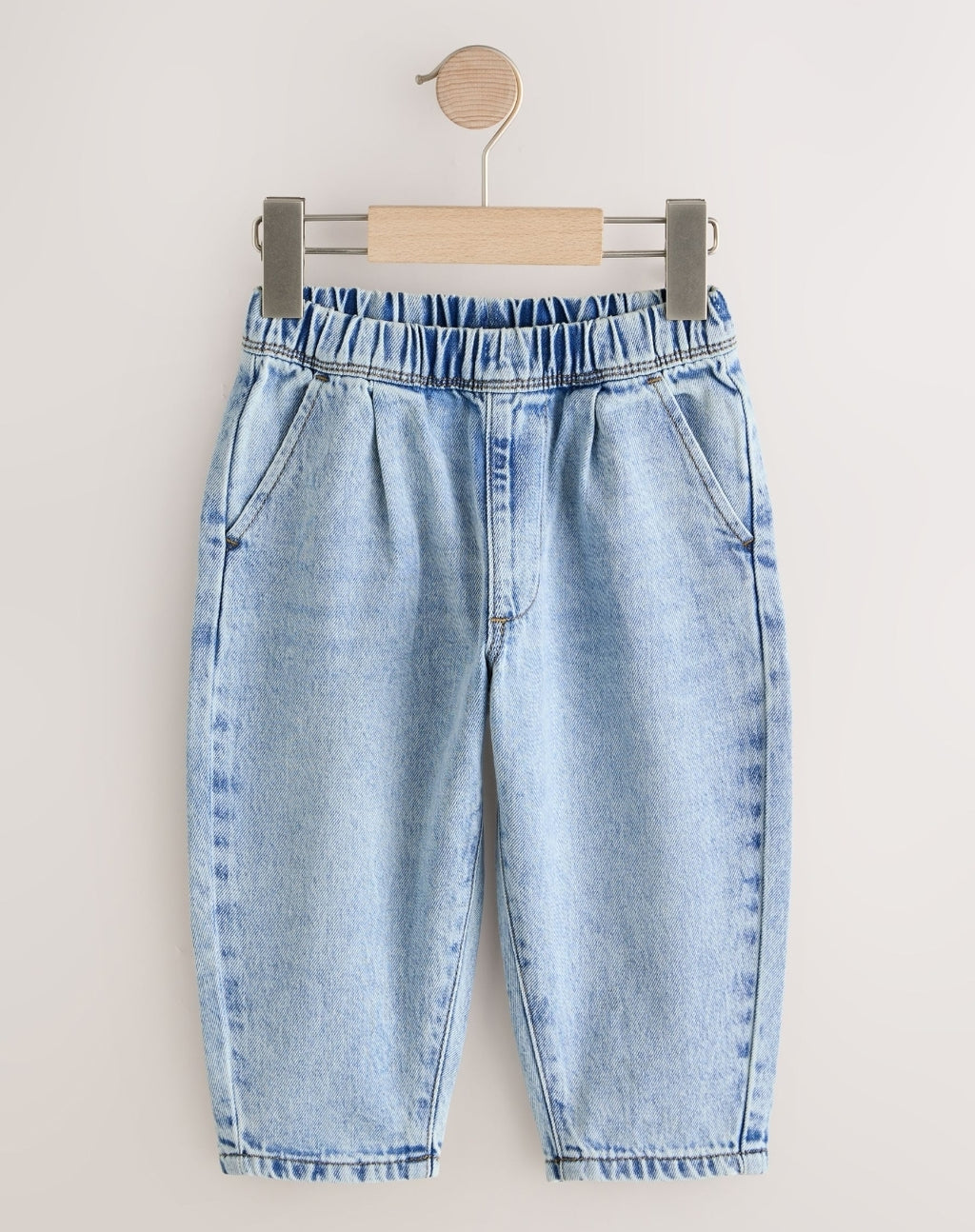 Light Blue Barrel Jeans