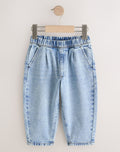 Light Blue Barrel Jeans