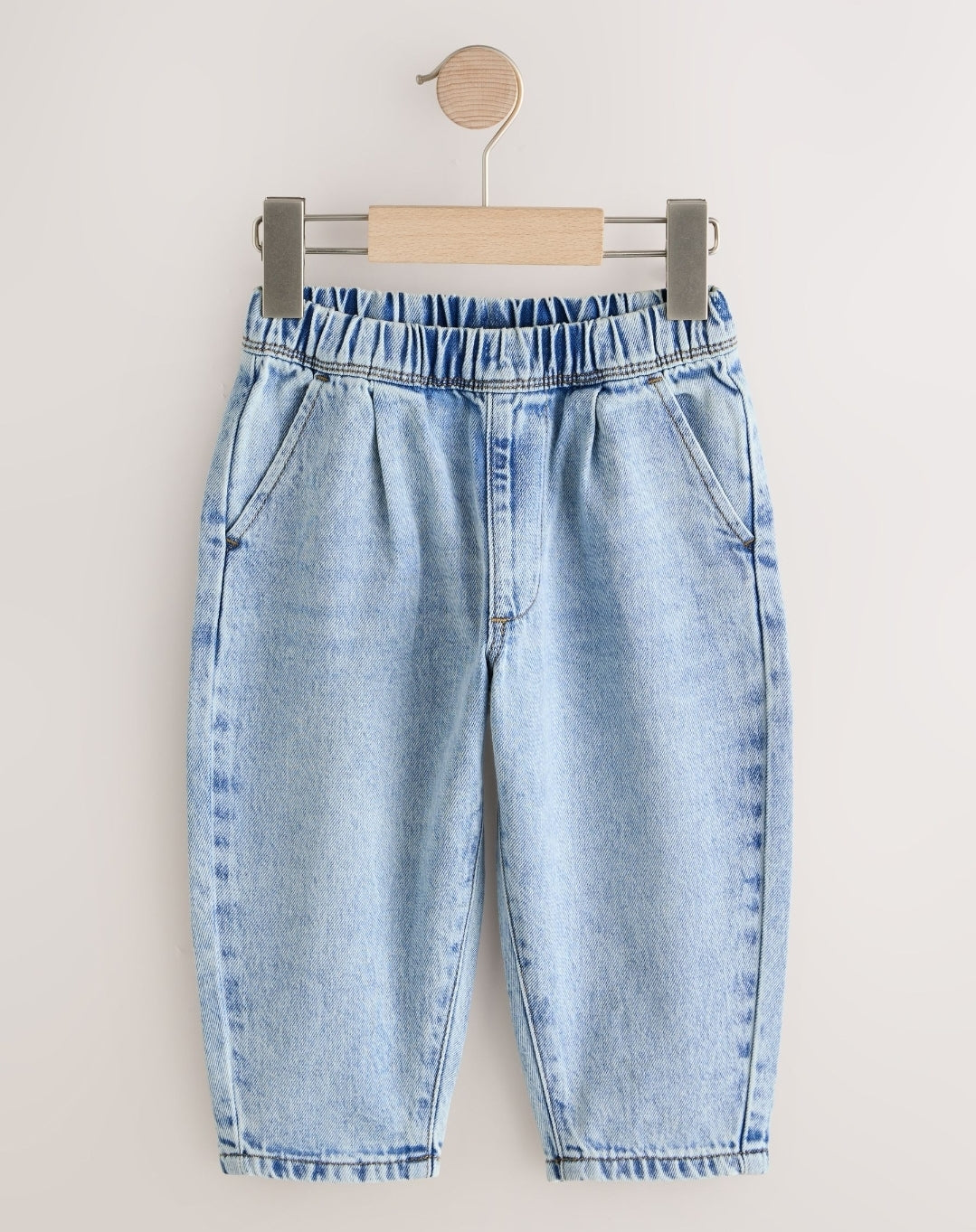 Light Blue Barrel Jeans