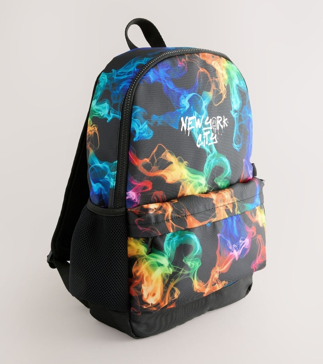 Bright Marble Print Backpack.     16 inches