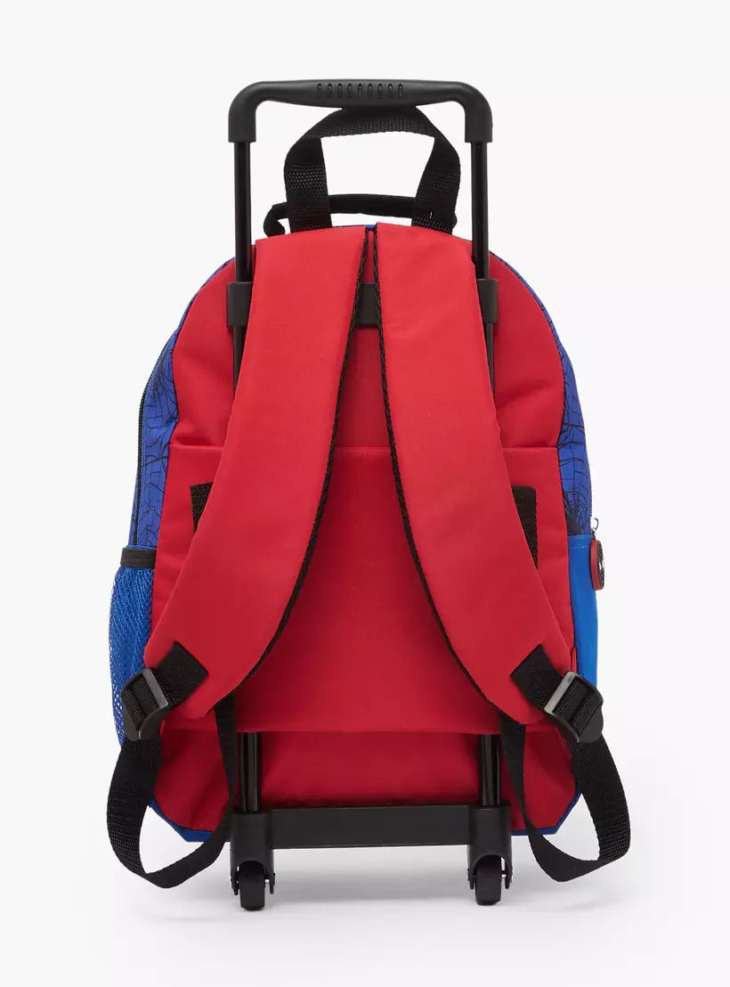 Spider-Man Print 3-Piece School Trolley Bag Set 14 inches