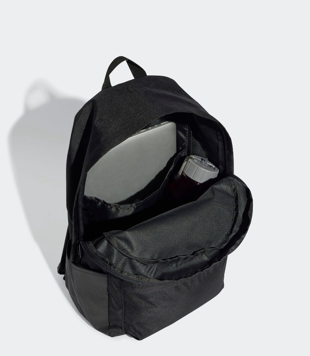 adidas Black Classic 3 Bar Logo Backpack