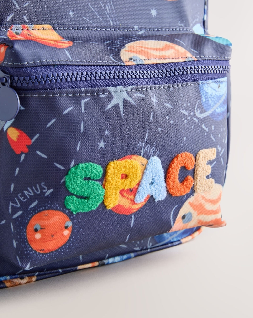 Navy Space Print Backpack14 inches