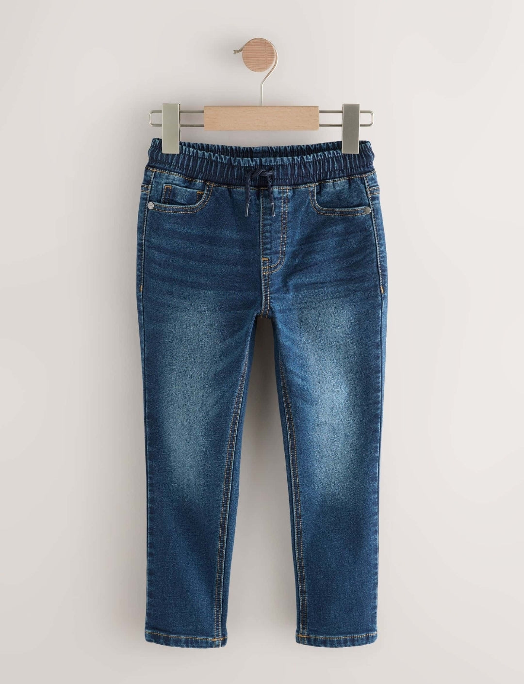 Black/Navy Regular Fit Loose Fit
Stretch Elasticated Waist Jeans 2 Pac...