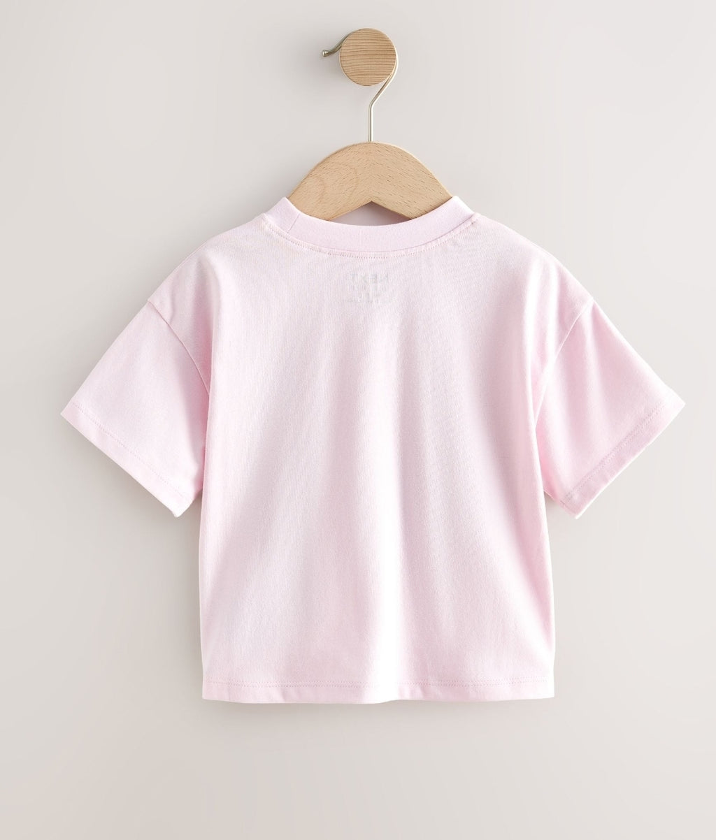Pink Bunny Short Sleeve T-Shirt