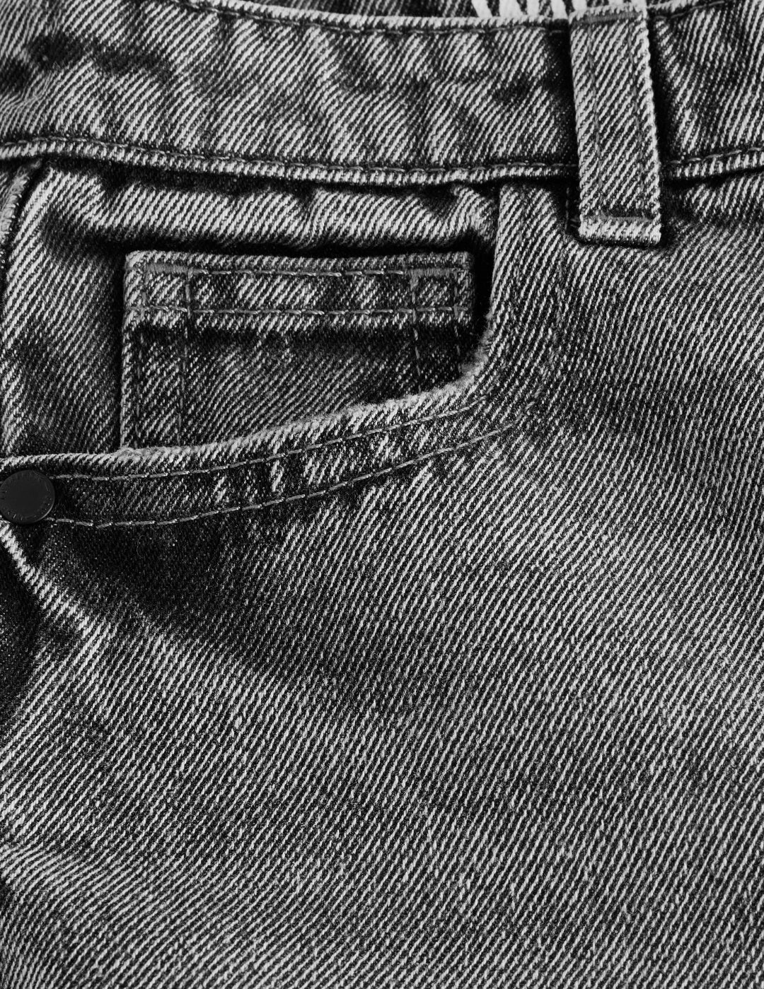 Dark Grey Wide Fit Authentic Jeans