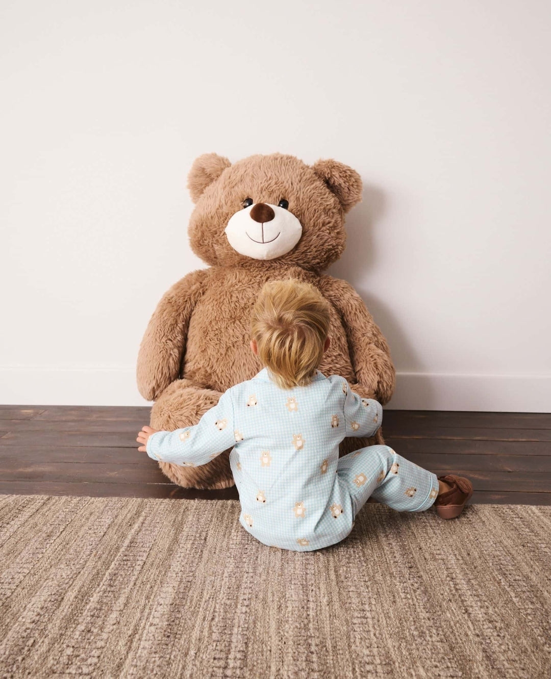 Blue/Brown Bear Button Down Pyjamas
