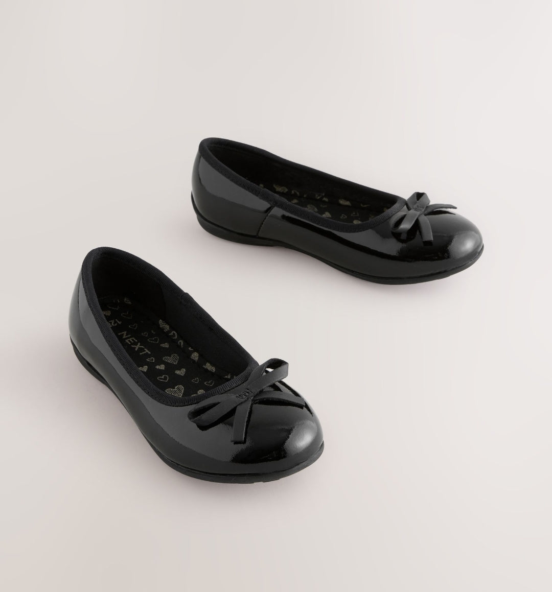 Black Patent Standard Fit (F)
Leather Ballerina School Shoes
