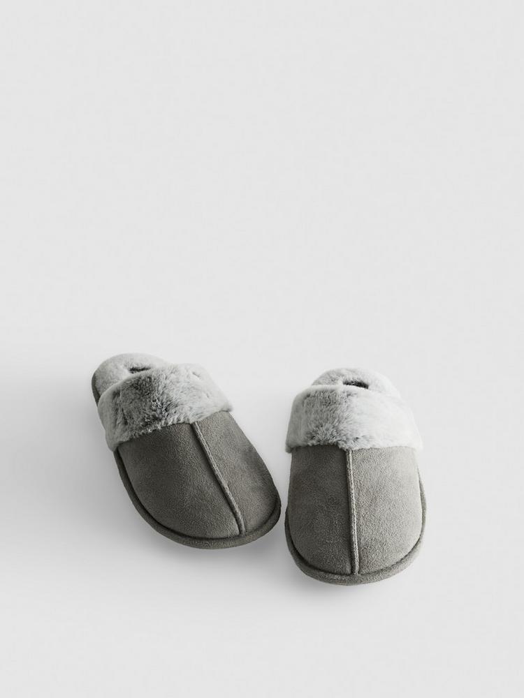 Primark Faux Suede Mule Slippers
