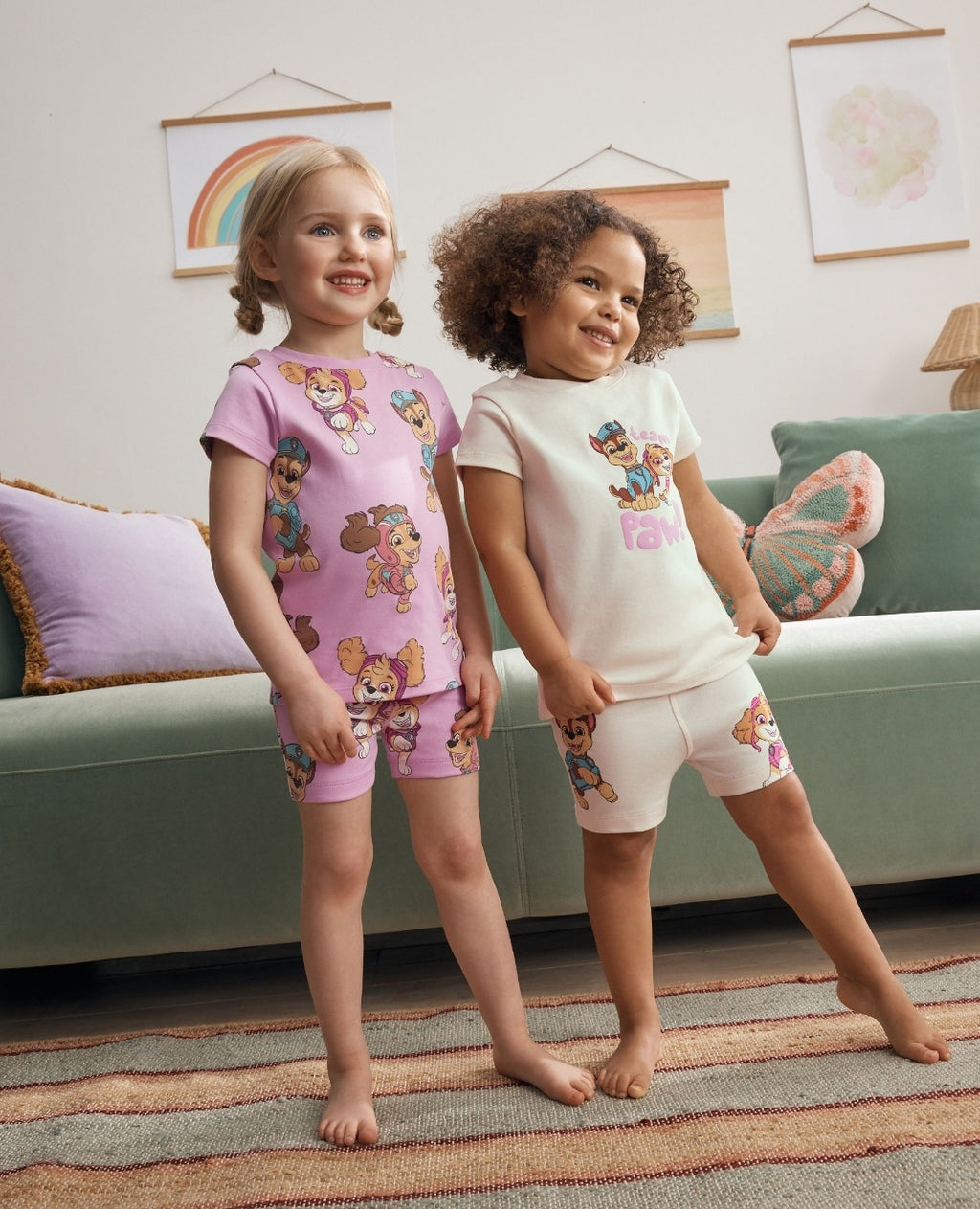 Pink Paw Patrol Pyjamas 2 Pack