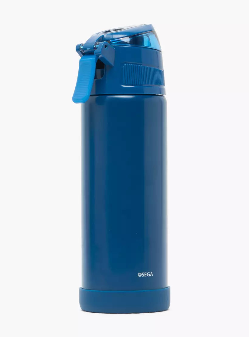 Hollywood Magic Sonic Print Stainless Steel Water Bottle with Spout and Lid