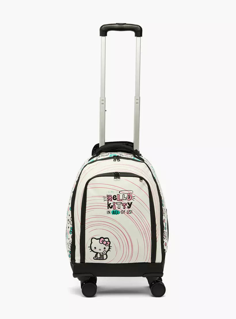 Sanrio Hello Kitty Print Trolley Bag 16 inches