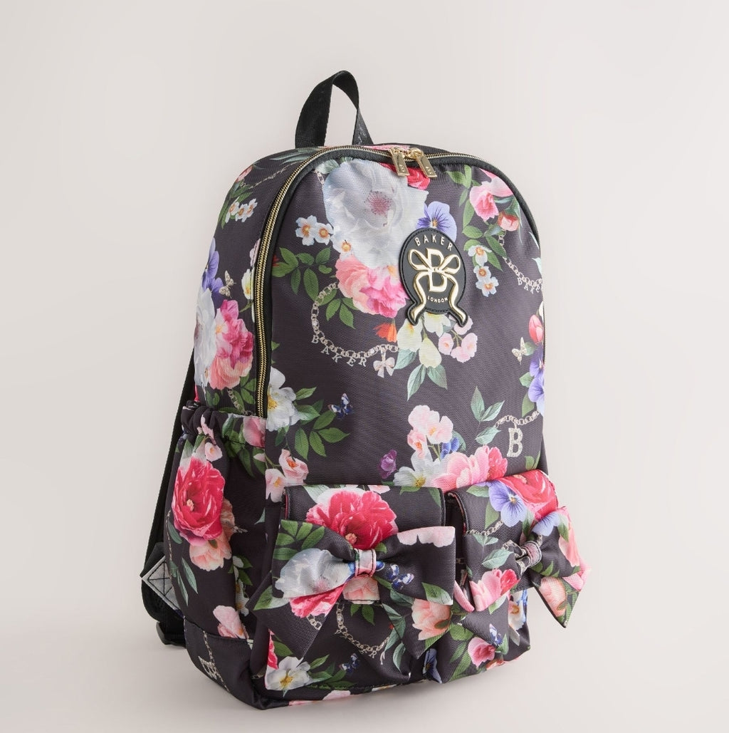 Baker by Ted Baker Black Back to School
Childrens Floral Bow Backpack