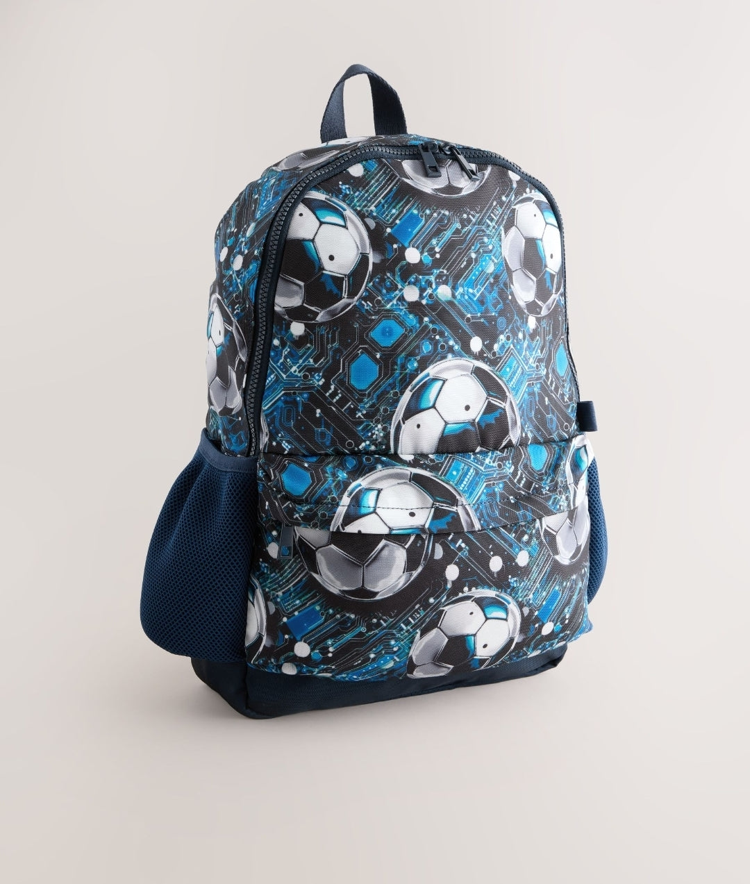 Blue Football Backpack 16 inches
