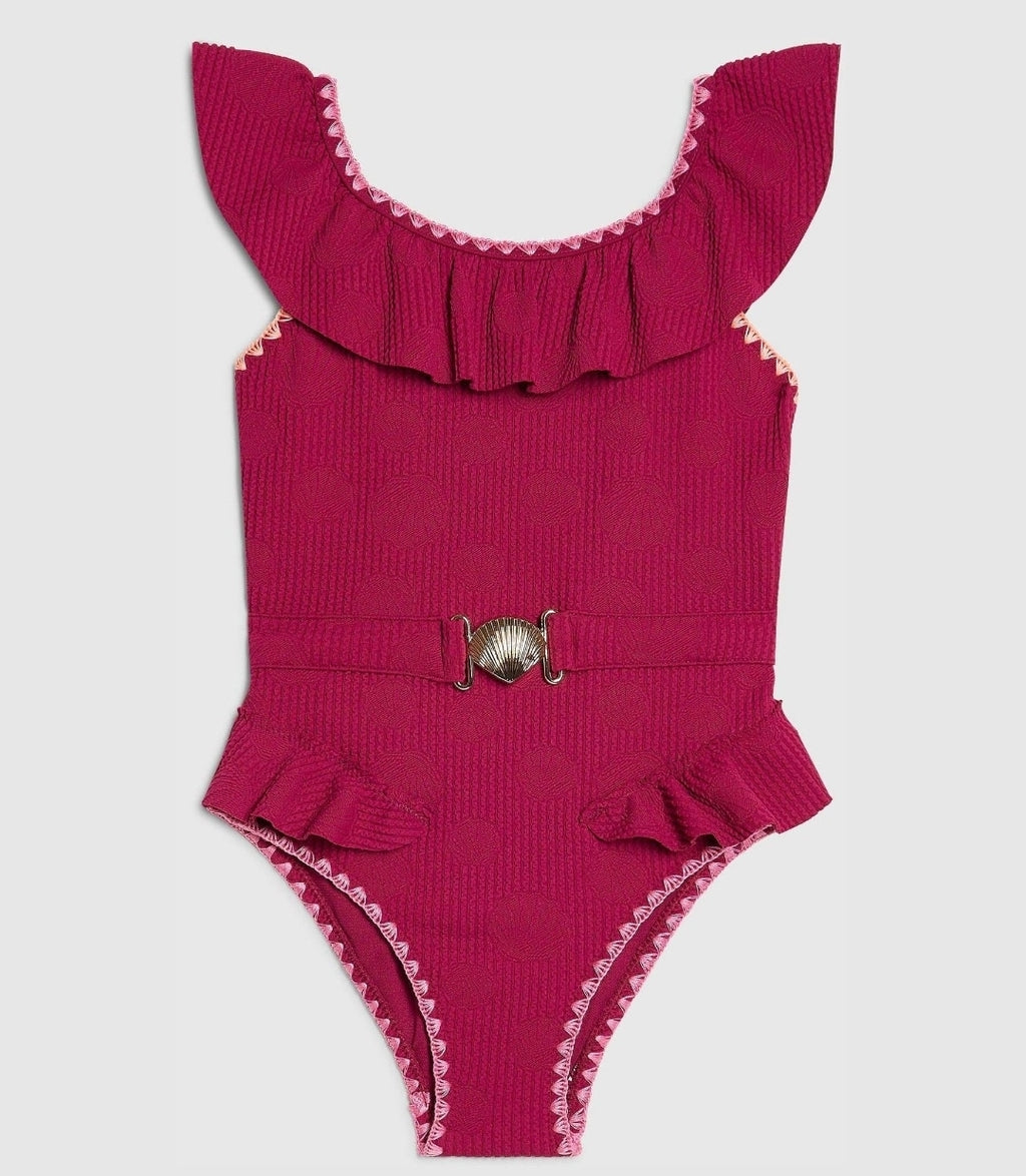 River Island Red Shell Texture Belt
Swimsuit