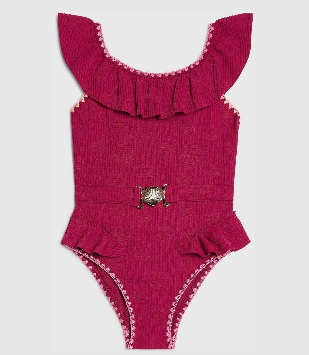 River Island Red Shell Texture Belt
Swimsuit