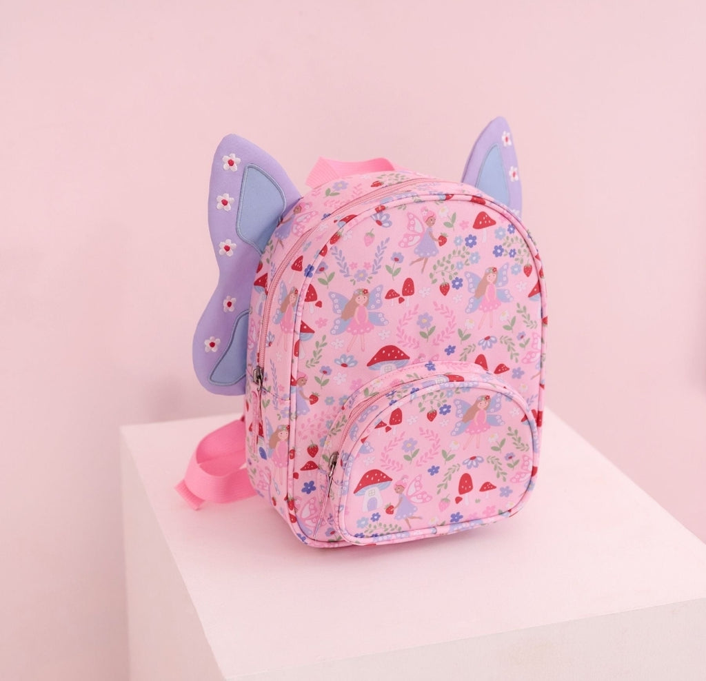 JoJo Maman Bébé Fairy Printed Backpack with Wings 12 inches