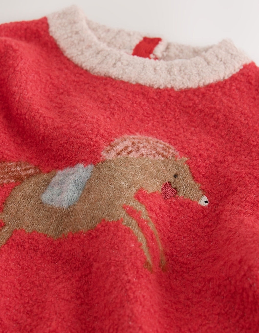 Red Horse Boxy Jumper