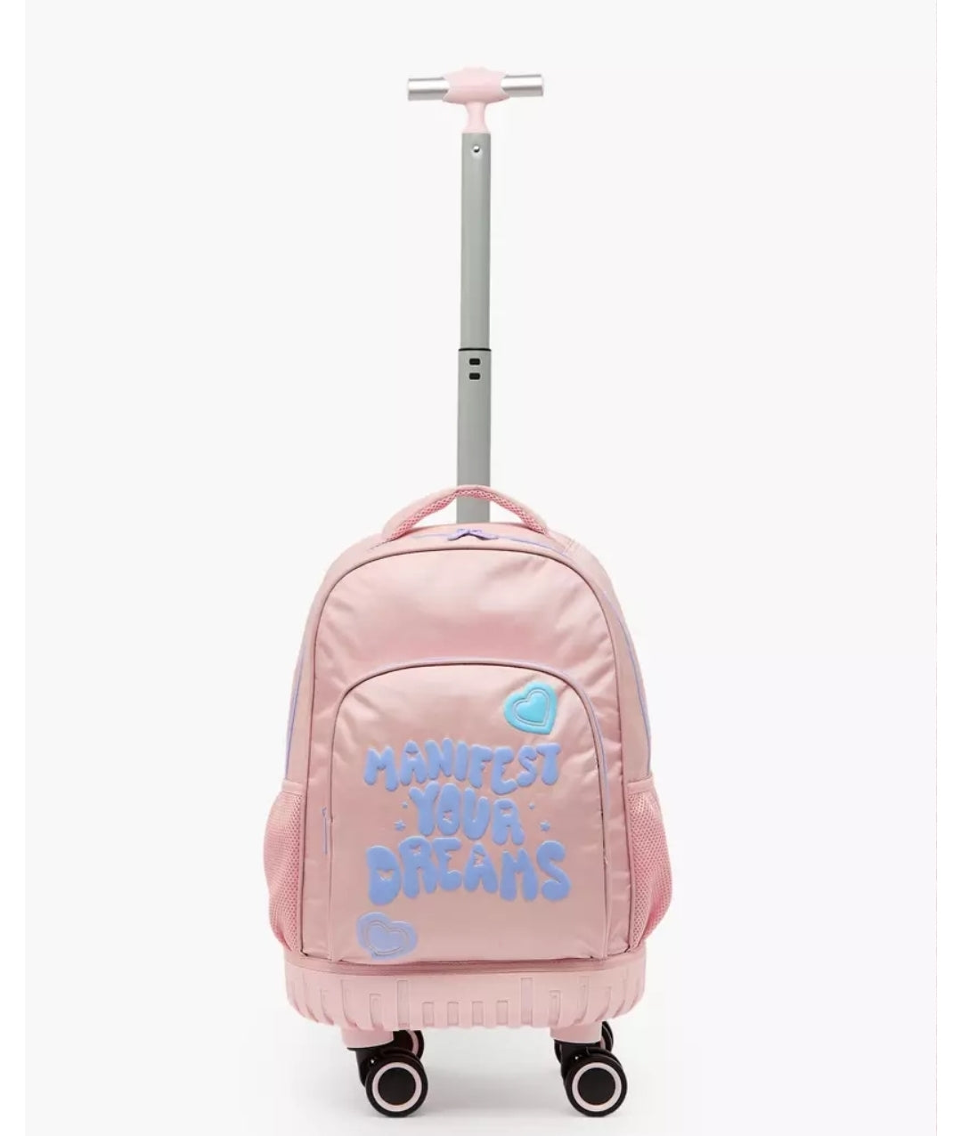 Juniors Slogan Print 3-Piece School Trolley Bag Set 18 inches