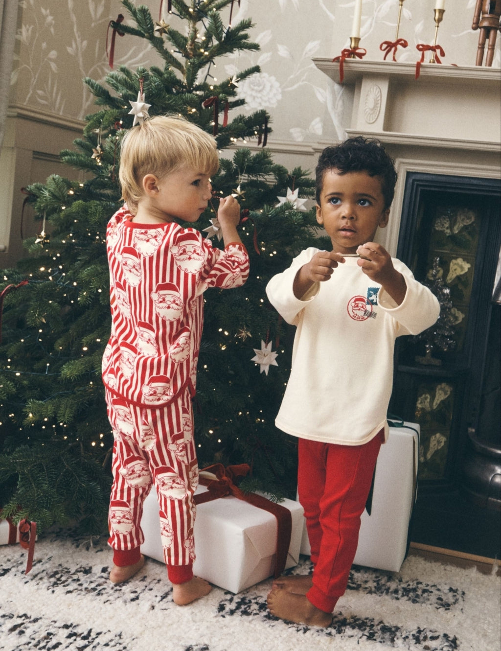 Red/White Santa Stripe Christmas
Pyjamas 2 Pack