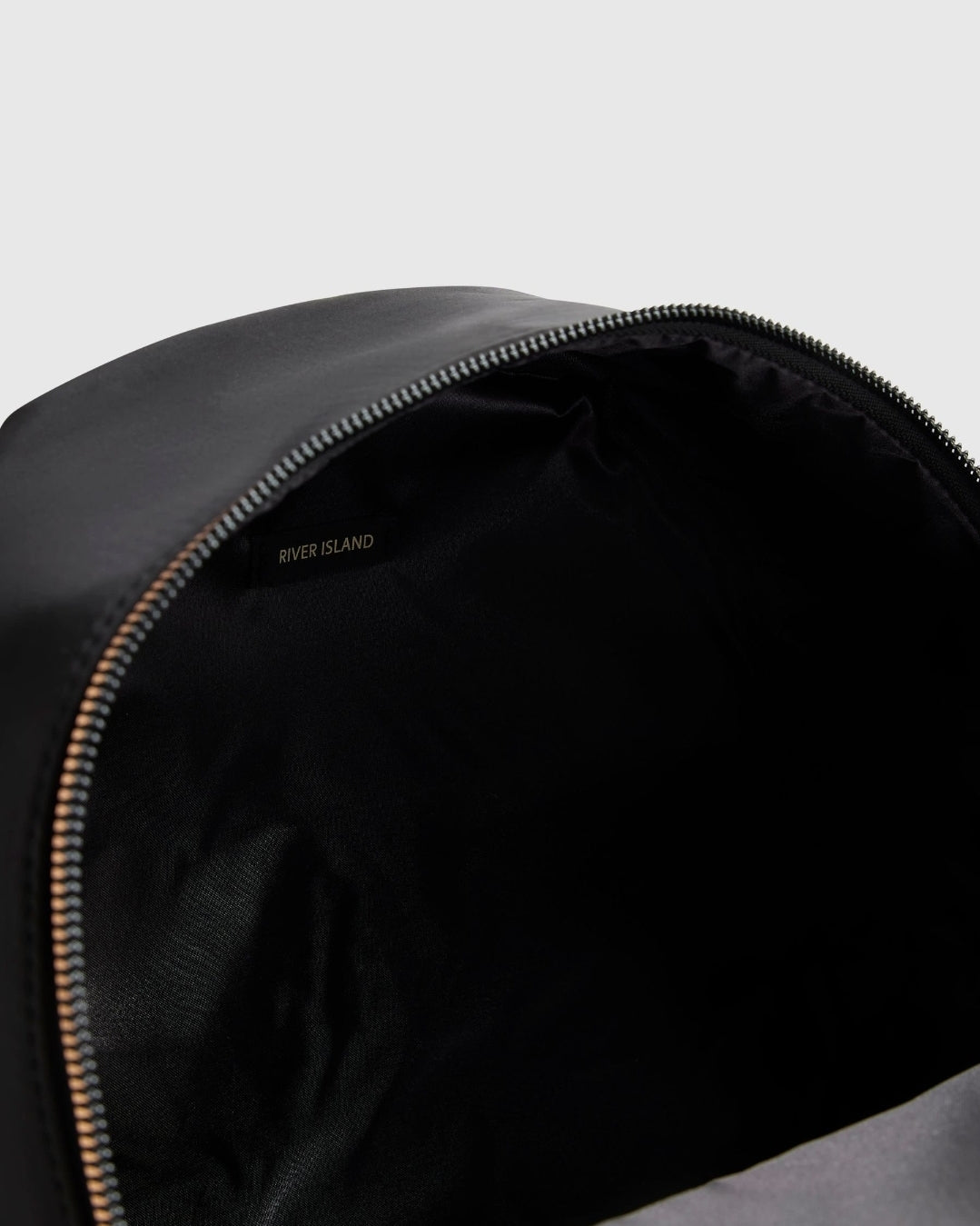 River Island Black Nylon Backpack & Lunchbox 14-inch