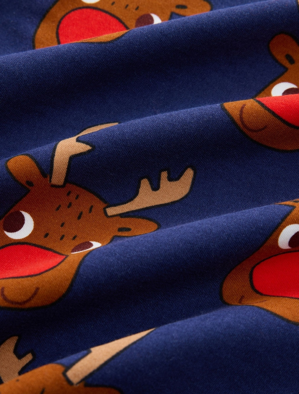 Navy All Over Rudolph ChristmasPyjamas