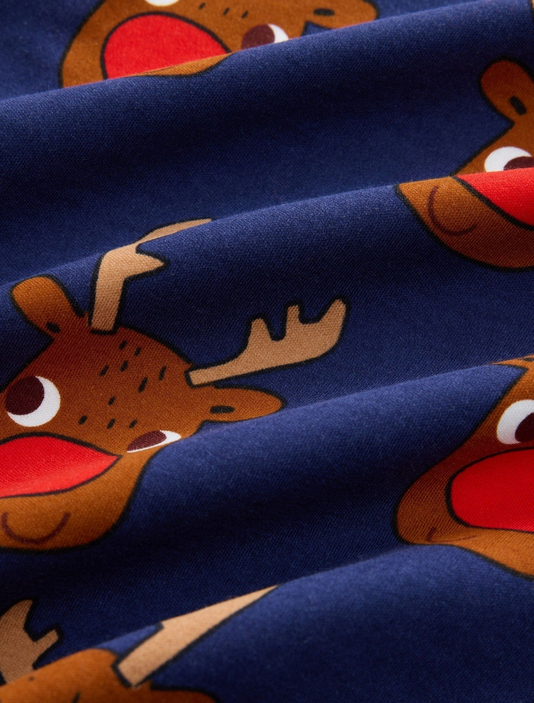 Navy All Over Rudolph ChristmasPyjamas
