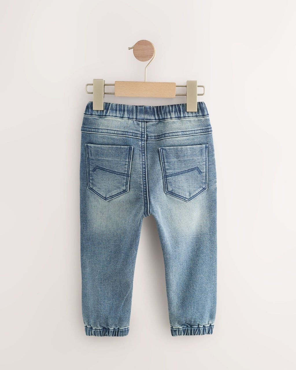 Blue Denim Regular Fit Jogger Jeans
With Comfort Stretch 2 Pack
