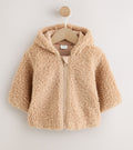 Neutral Borg Bunny Embroidered
Back Popper Through Baby Jacket