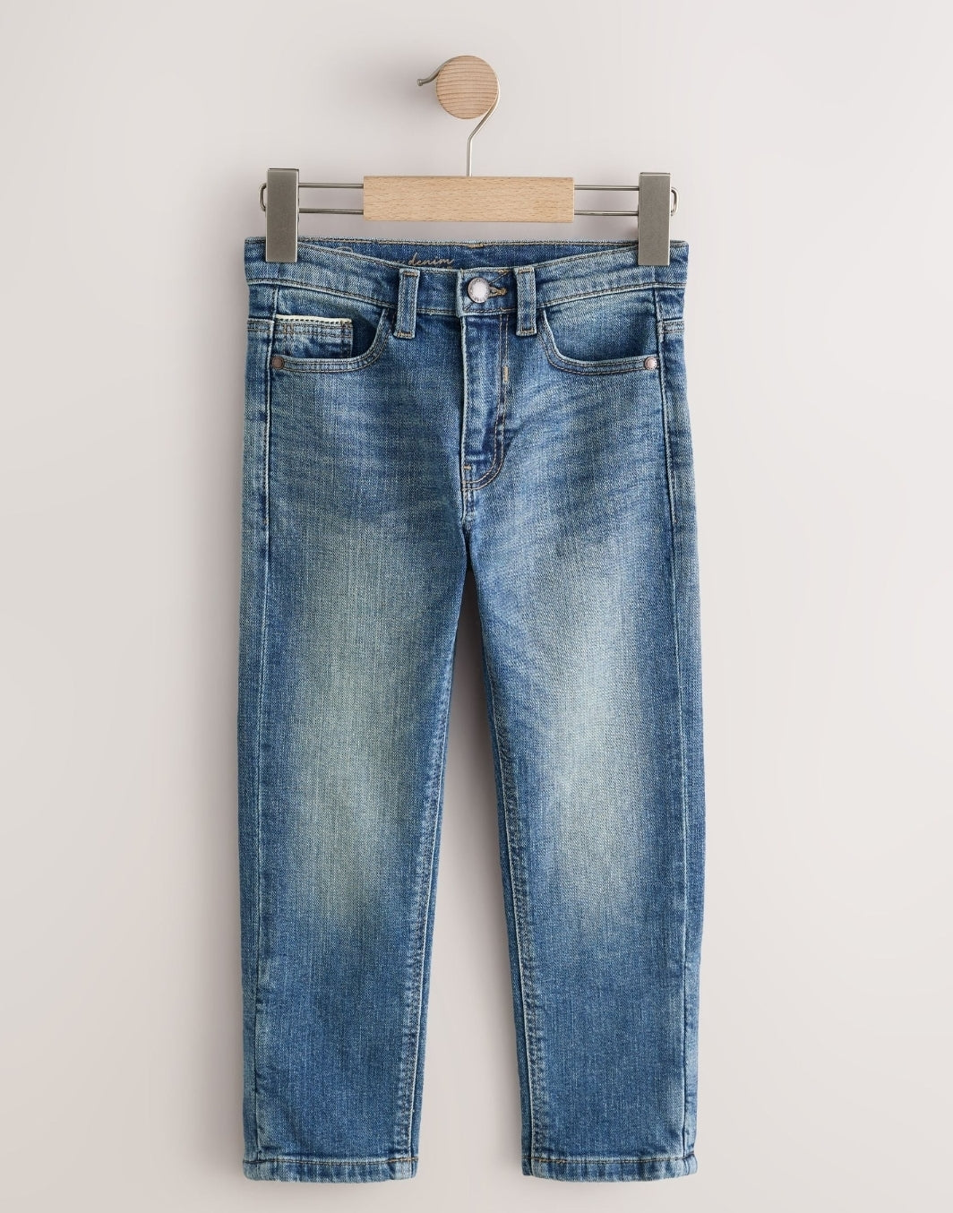 Blue Denim Regular Fit StretchJeans