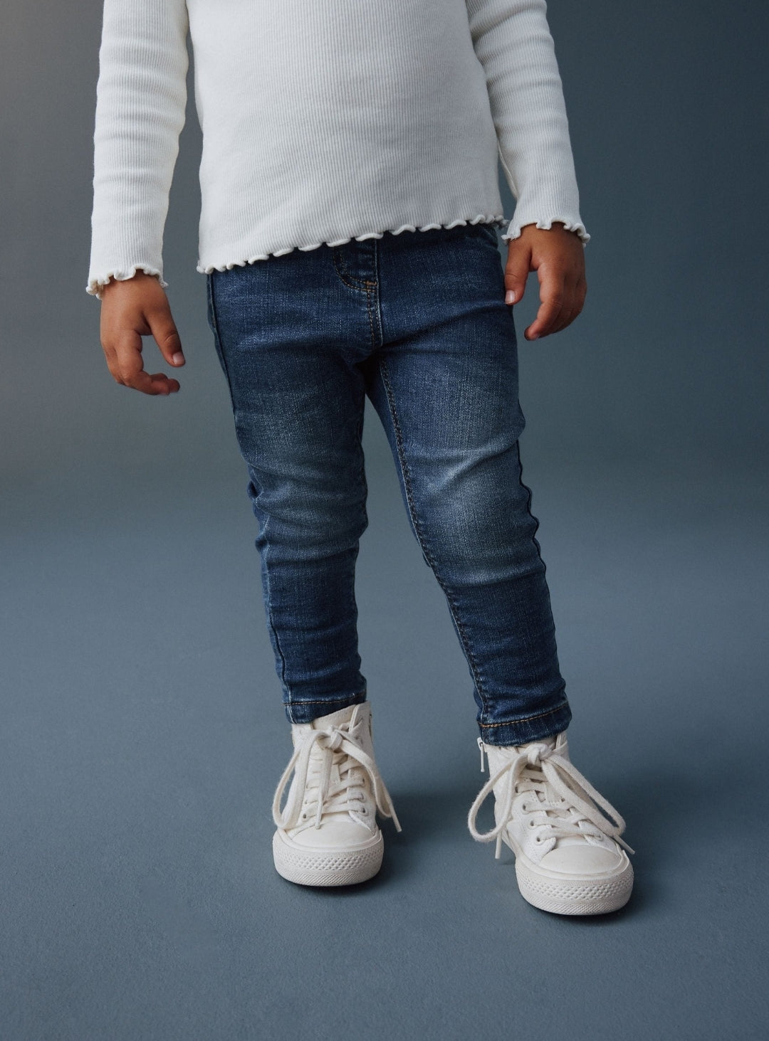 Blue Super Skinny Fit Jeggings
