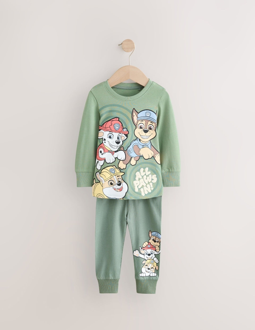 Green/Blue/Red Paw Patrol Snuggle Pyjamas 3 Pack