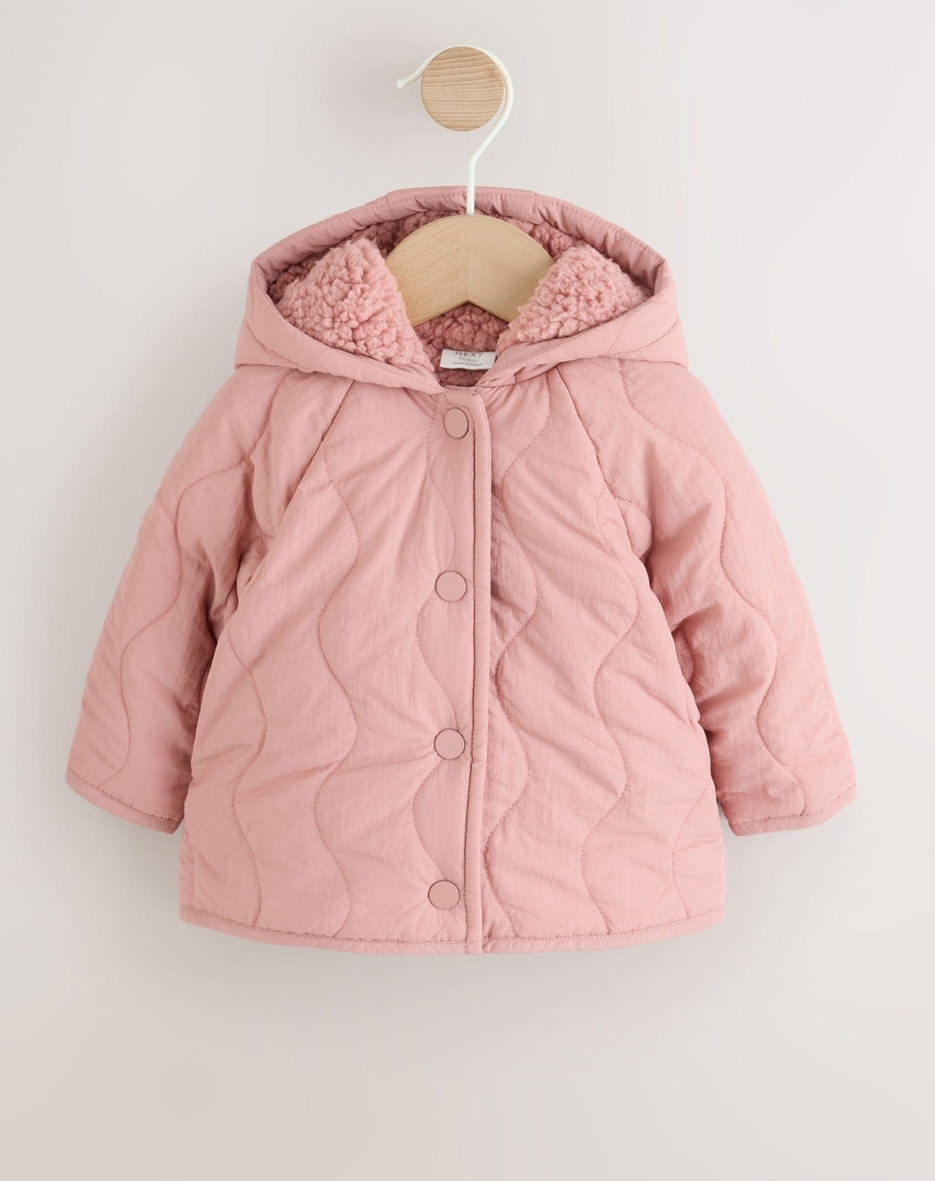 Pink Quilted Puffer Baby Jacket