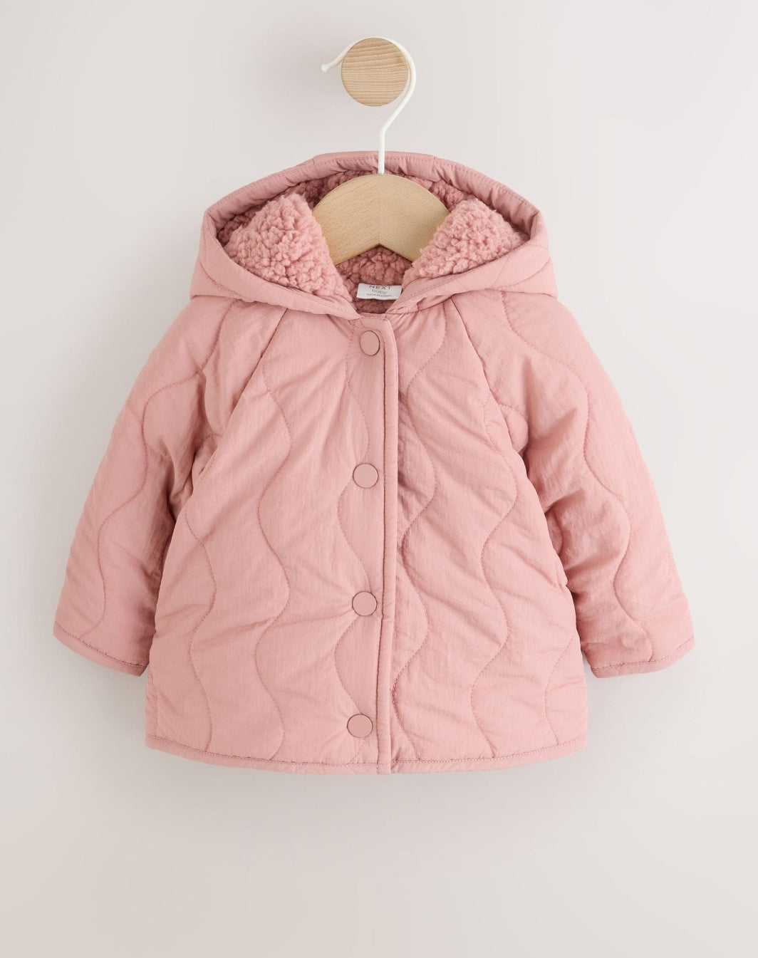 Pink Quilted Puffer Baby Jacket