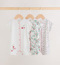 White Strawberry Printed Jersey
Baby Rompers 4 Pack