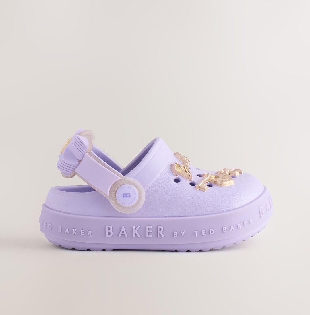 Baker by Ted Baker Girls Bow Clog Sandals