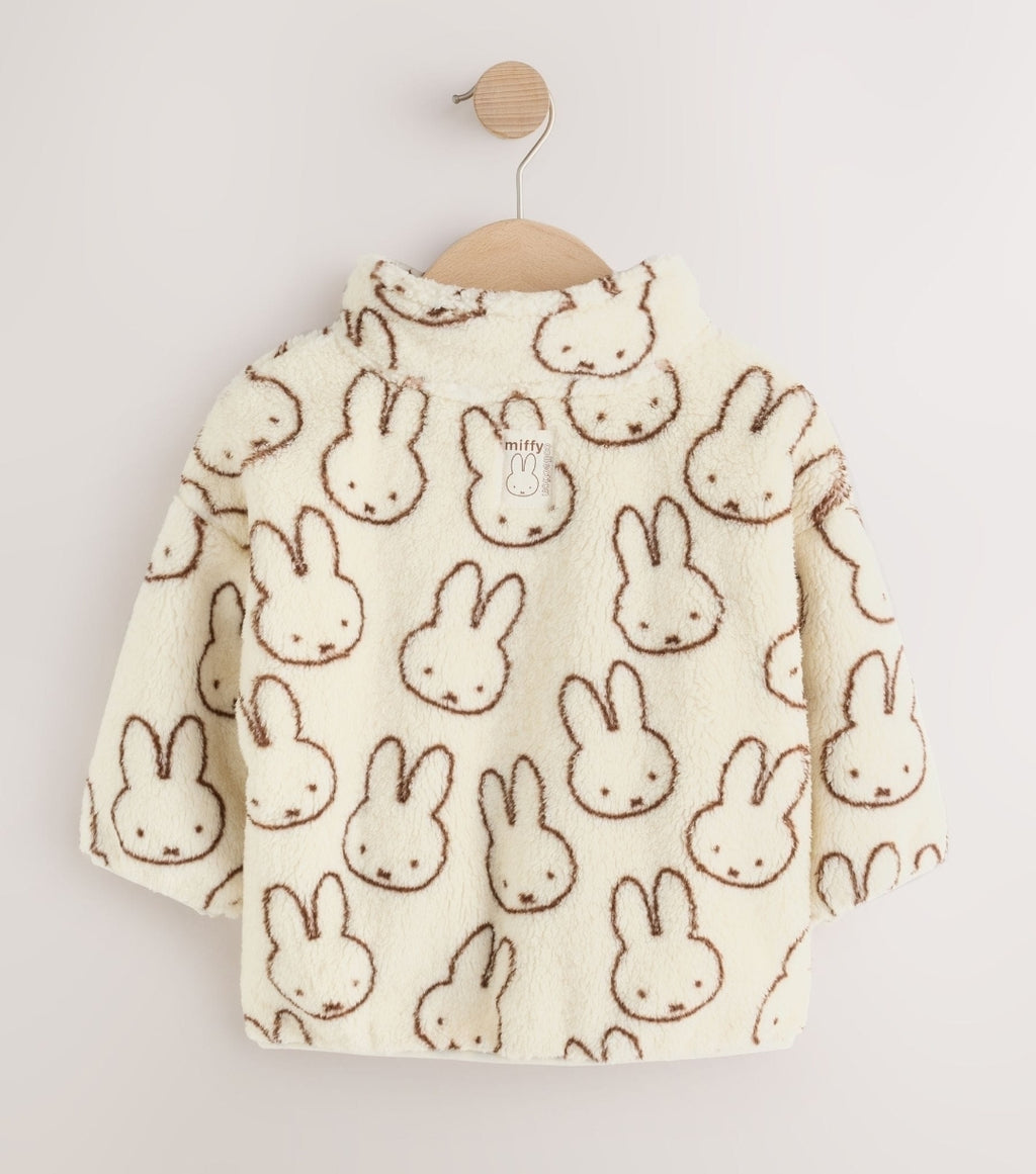 Miffy Cream Half Zip Fleece