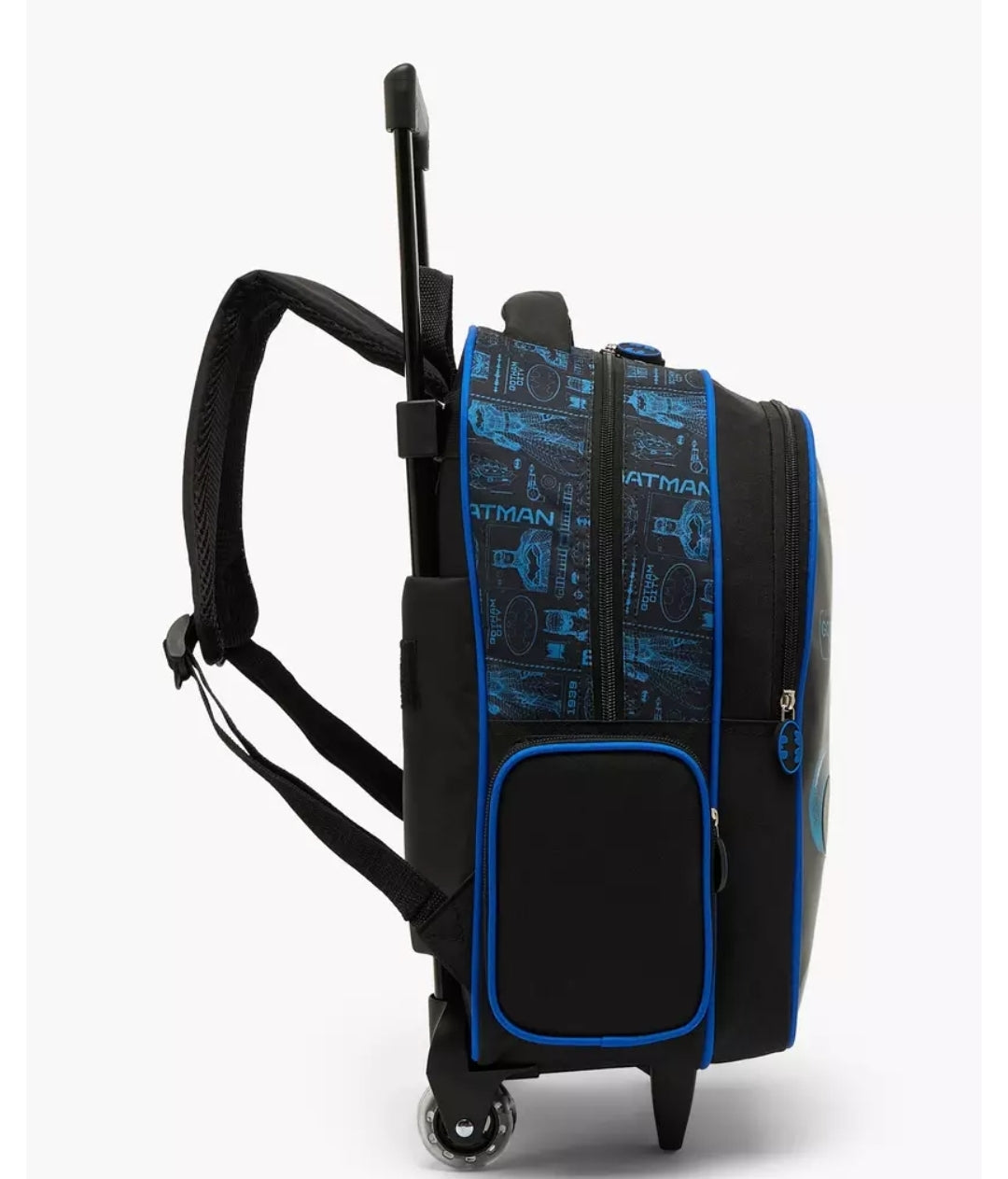 Batman Print 5-Piece School Trolley Bag Set  16 inches