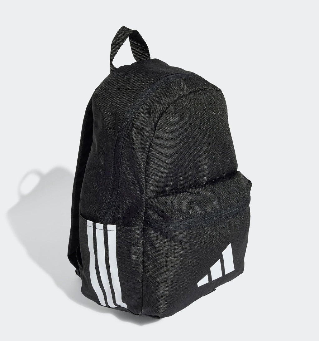 adidas Black 3 Bar Kids Backpack