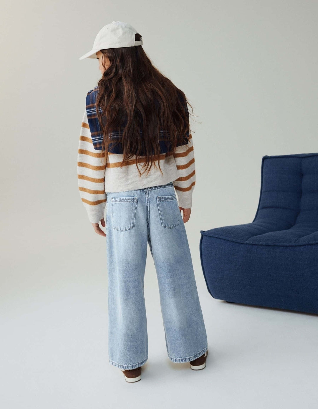 Light Blue Extra Wide Leg Jeans