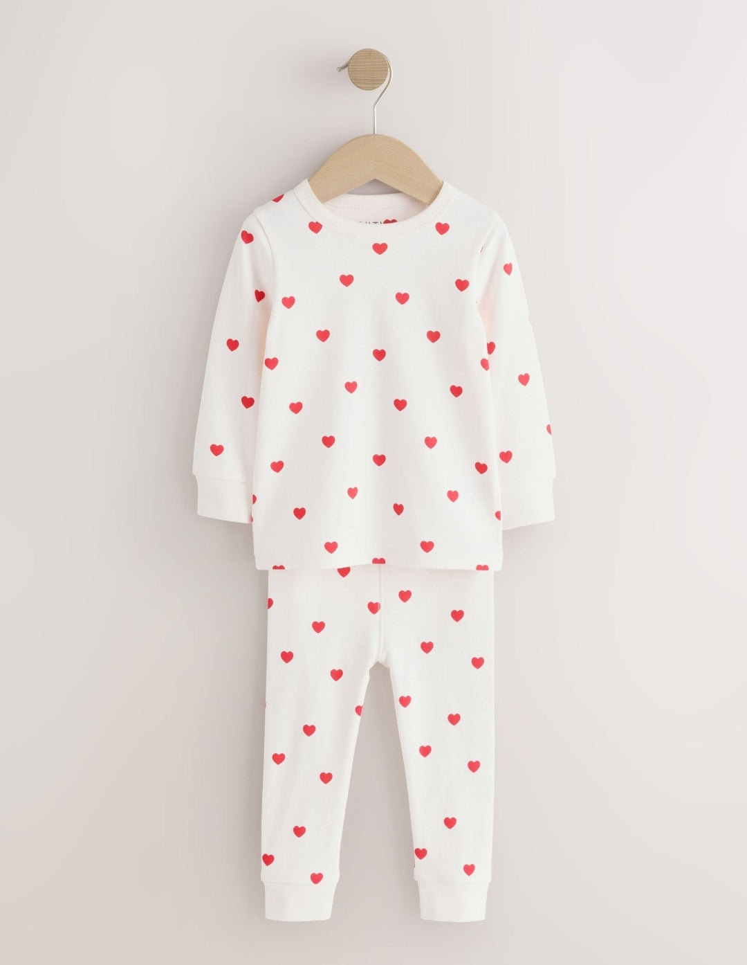 Red/Ecru Snuggle Pyjamas 3 Pack