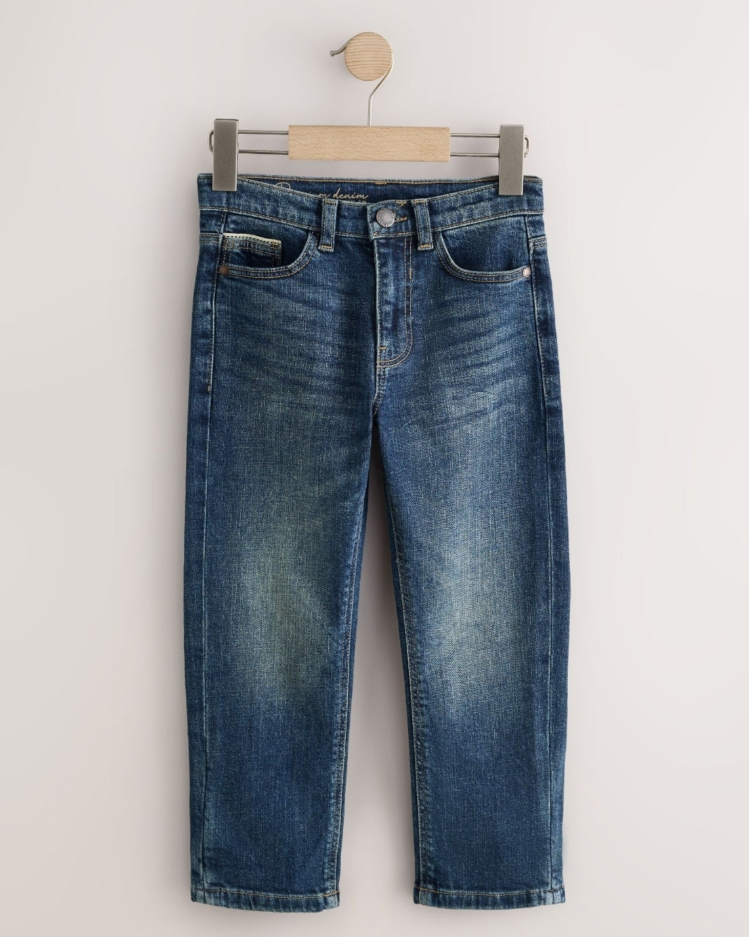 Indigo Blue Regular Fit Stretch Jeans