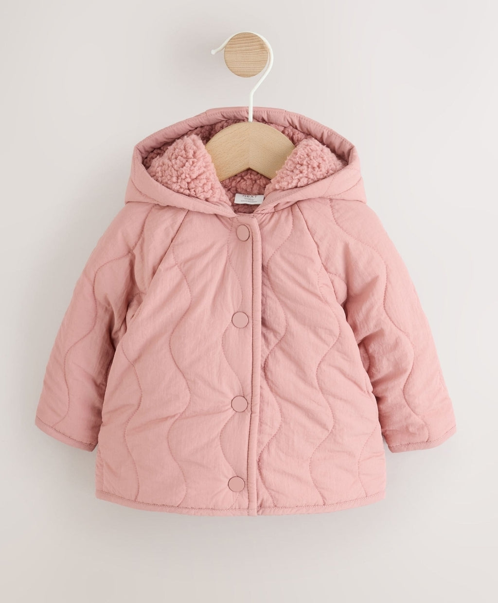 Pink Quilted Puffer Baby Jacket