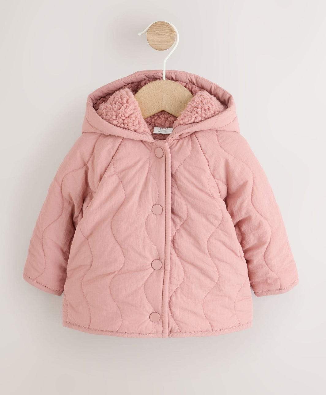 Pink Quilted Puffer Baby Jacket