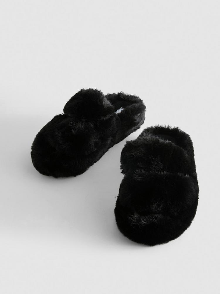 Primark Double Strap Fluffy Slippers